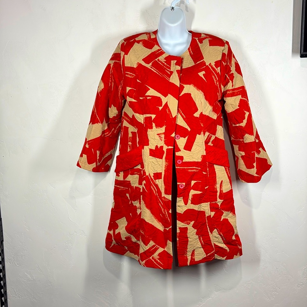 Doo Ri for Impulse red and tan jacket size small